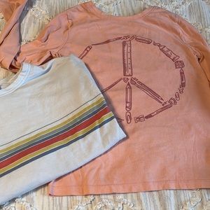 TWO long sleeve t-shirts